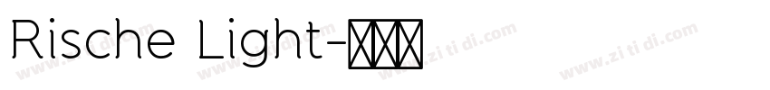 Rische Light字体转换